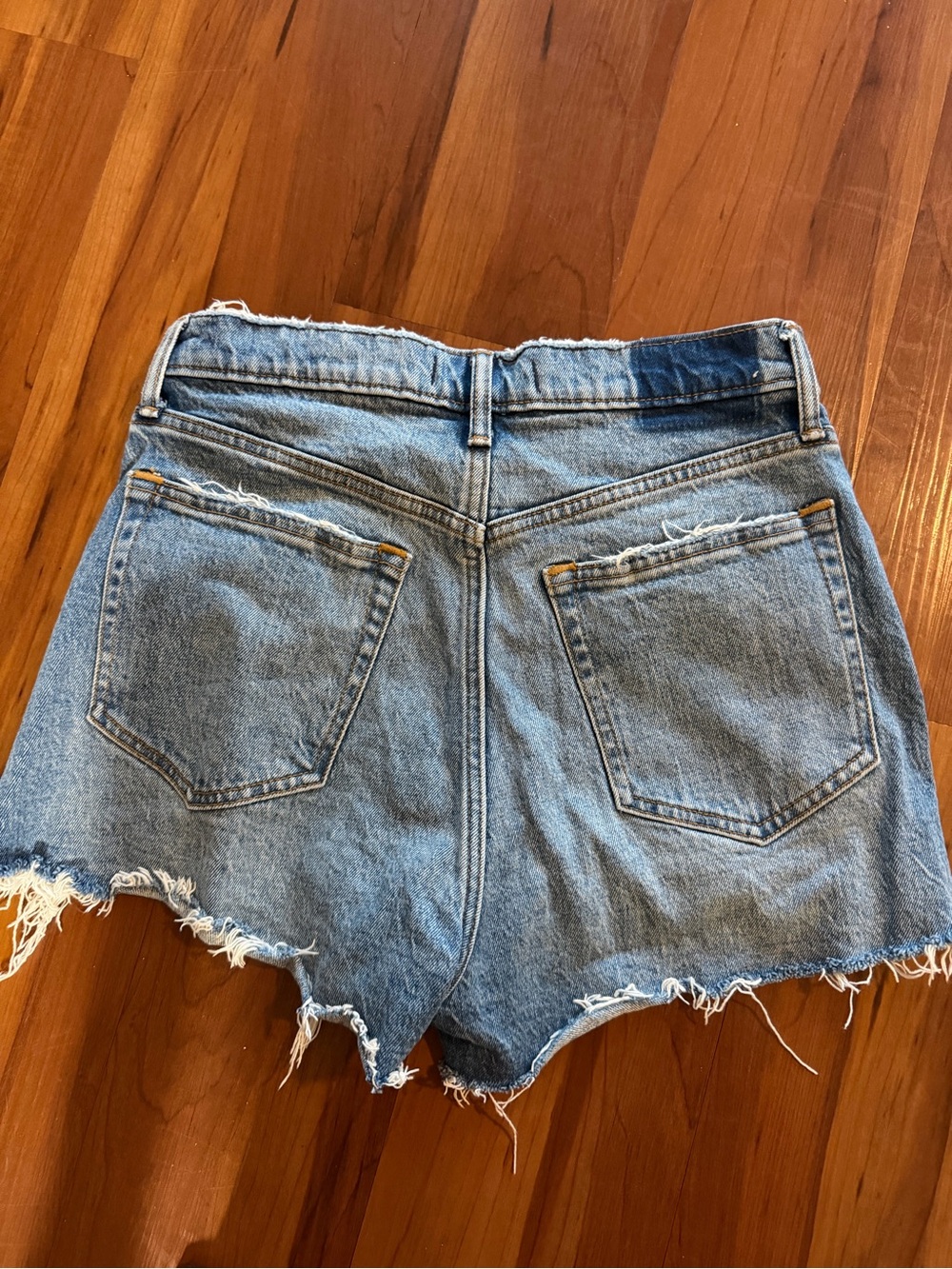 Abercrombie curve love Denim Shorts - Picture 2 of 3